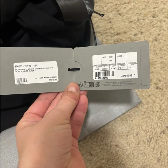 Balenciaga Black Knot-Detail Mini Skirt - Picture 11 of 11